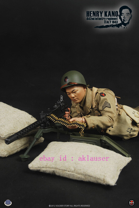 Soldierstory 1/6 Ss059 Henry Kano 442nd Infantry Regiment Italy