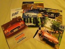 1956 1957 1958 1959 1960 1961 1962 Corvette Dealer Showroom Sales Brochures NOS