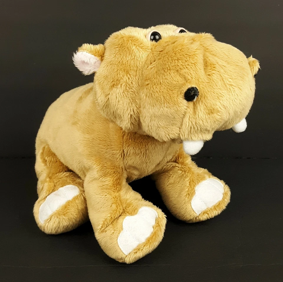 Ganz Webkinz Brown Mud Hippo Calf Plush HM384 African Safari Baby Animal NO CODE - Image 2 of 4