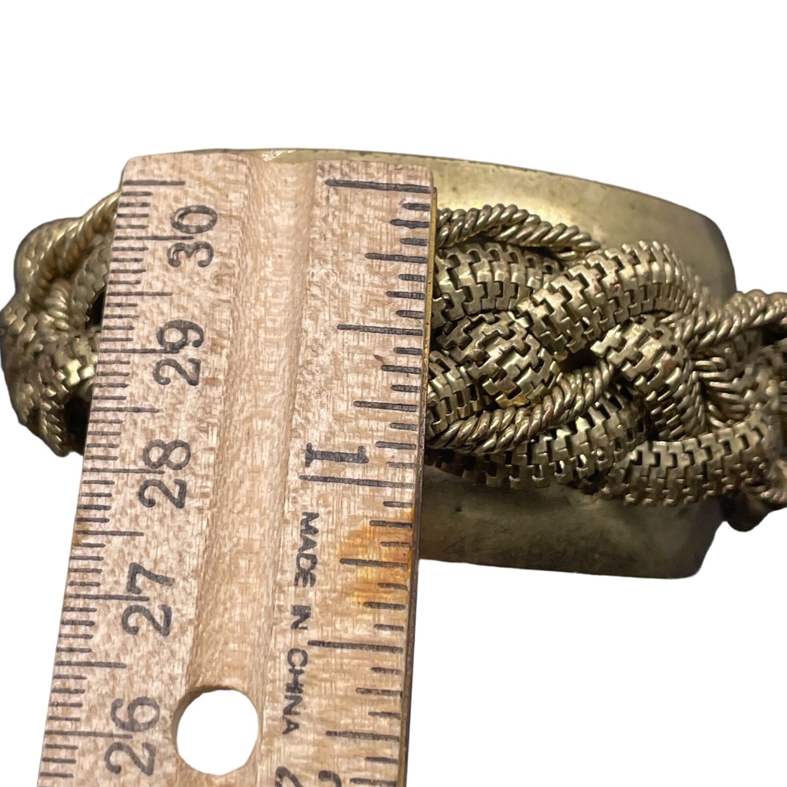 BCBGeneration Braided Chain Wide Bangle Bracelet … - image 6