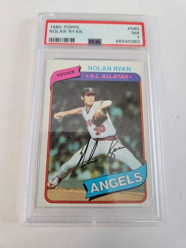 1980 Topps Nolan Ryan #580 PSA 7 California Angels