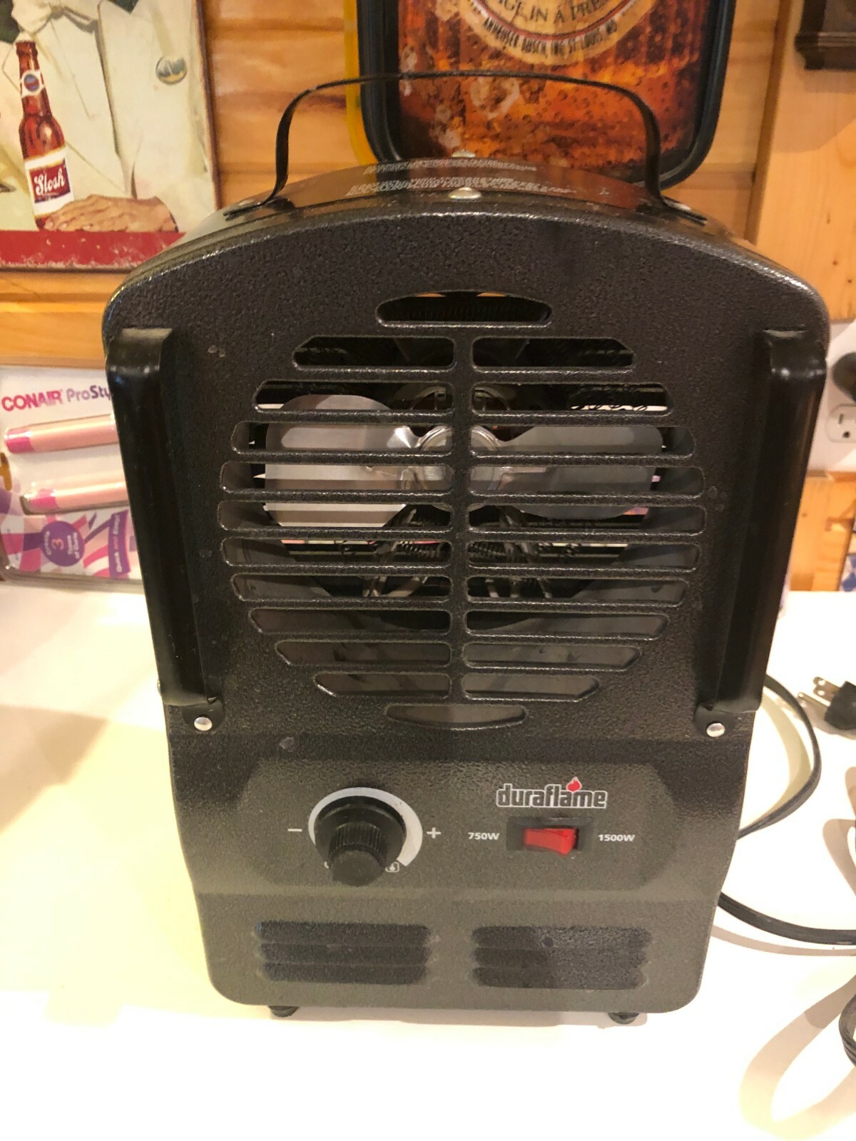 Duraflame Eletraheat DFH-UH-3-T Fan Forced 1500W Utility Heater Black #2727  | eBay