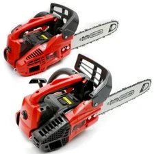 Gas Chainsaw 12'' Bar Top Handle Gasoline Powered 1000W 25.4CC 2-Stroke