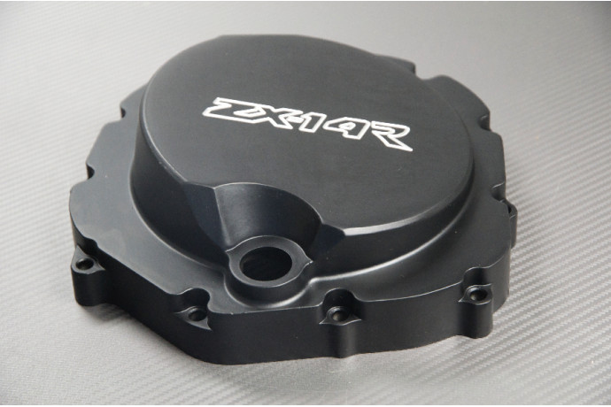 Cache embrayage anti-choc ZZR 1400 carter moteur en alu CNC étanche