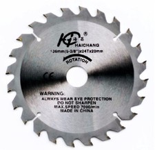 Image of 136mm x 20mm Wood Cutting Saw Blade for Makita BSS501 