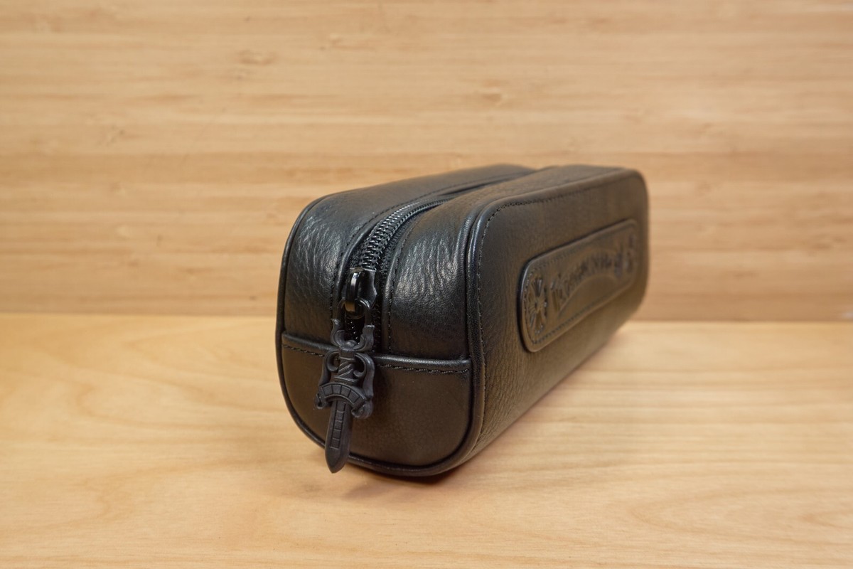 Chrome Hearts Black Leather Sunglasses Case | eBay