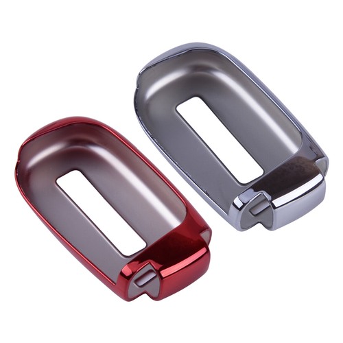 For Dodge Charger Challenger Jeep Chrysler Chrome TPU Key Fob Cover Shell Case E - Foto 4