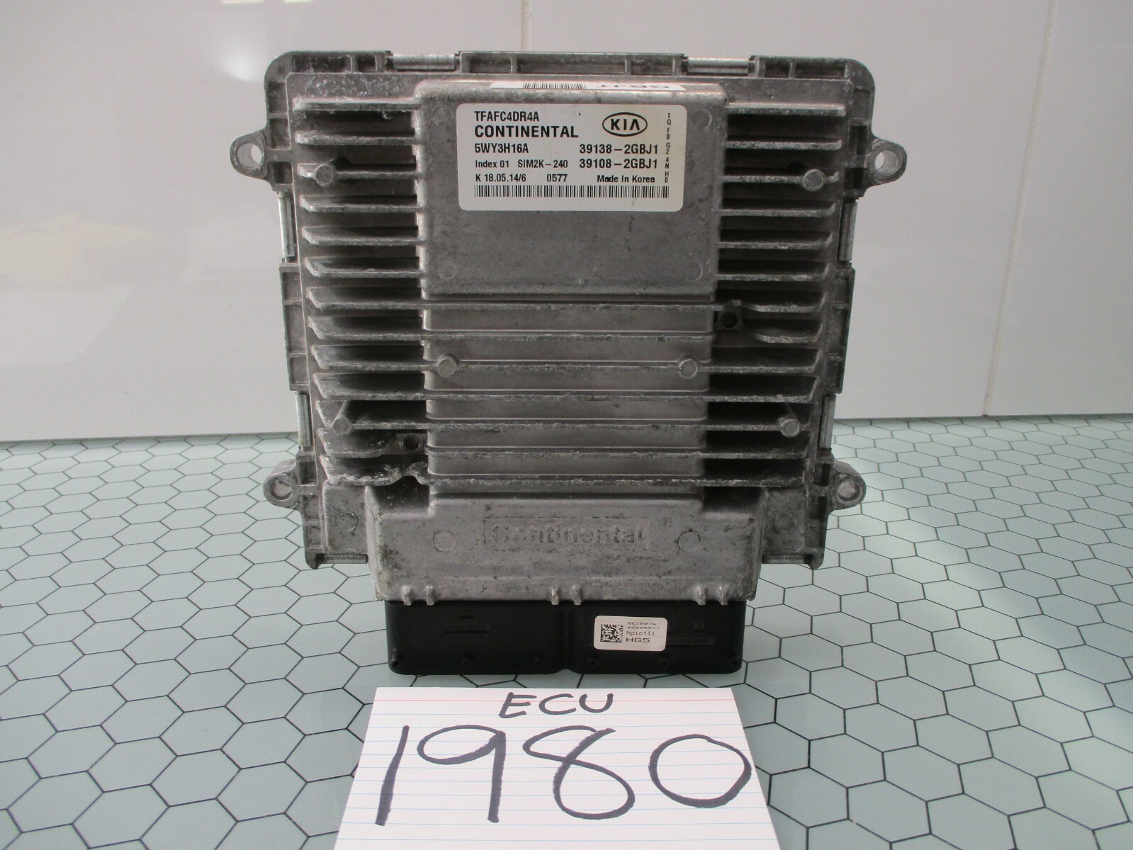 14 15 Kia Optima  #1980 Engine Computer ECM ECU 39138-2GBJ1