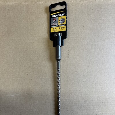 Diager 113d05l0160 - SDS Plus Spiral Booster-Plus 5mmx160mm 2 Stück