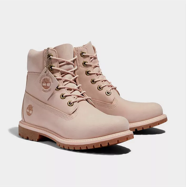 Womens Timberland 6&#034; Premium Boot - Pink - A5SRF - Size - New | eBay