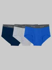 FRUIT of the LOOM BRIEFS 6 PACK TAG FREE assorted colors