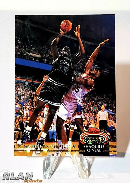 1992 93 Topps Stadium Club Shaquille O Neal Members Choice Rookie Card 