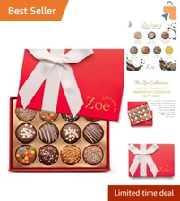 Gourmet 12-Piece Chocolate Cookie Gift Box with Beautiful Magnetic Packaging