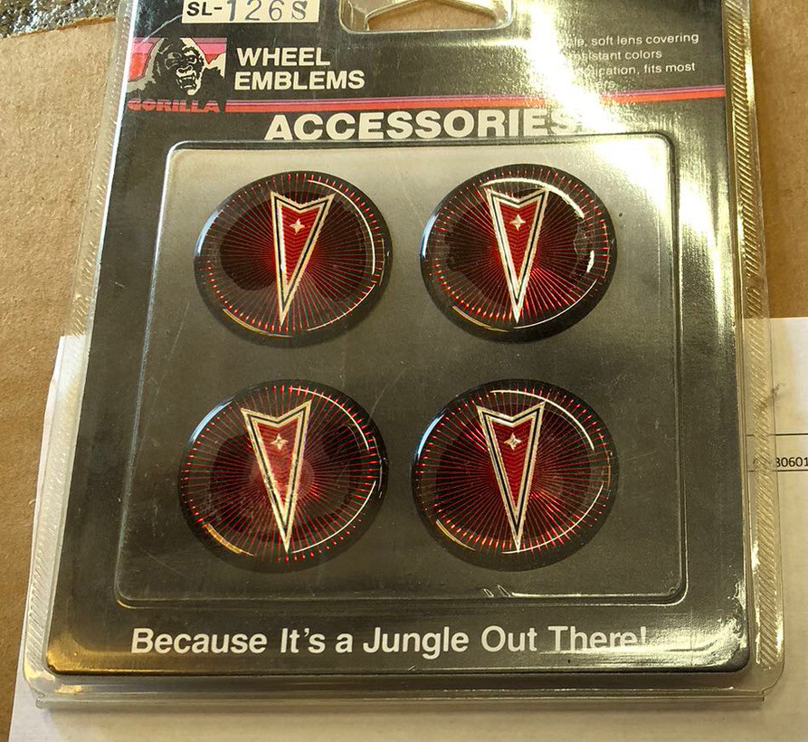 4pc Vintage Pontiac Wheel Center Cap Emblems, 1.5" Diameter eBay