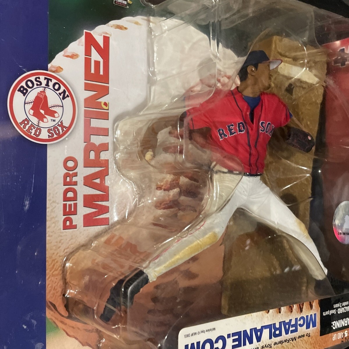 McFarlane Pedro Martinez Rare Error Box Action Figure Boston Red