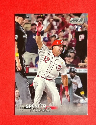 Spencer Steer ~ 2023 Topps Stadium Club ~ Rookie RC #213