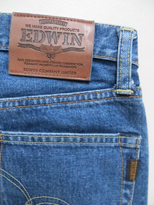 Edwin NASHVILLE Jeans Hose W 29 /L 36 Oldschool Vintage Denim EXTRA Lang KULT!