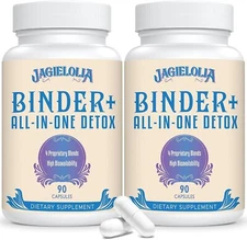 All-In-One Detox Binder Supplement 1500 MG - High Bioavailability, Liver Gut Det