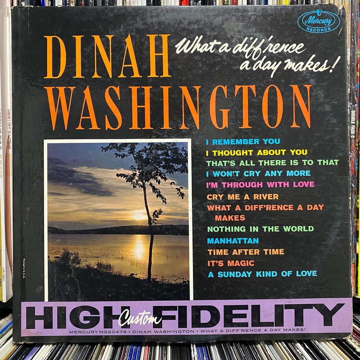 DINAH WASHINGTON レコード DINAH WASHINGTON - WHAT A DIFF'RENCE A DAY MAKES! (VINYL LP) 1959