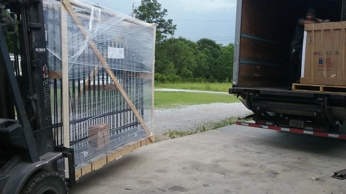 ¡En oferta! #1701HD 20’ Driveway Gate Inc paquete de postes acero hierro metal seguridad Foto 3 de 4