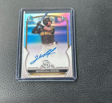2023 Bowman Chrome Nerwilian Cedeno 1st Refractor Auto 343/499