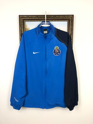 Vintage Nike Porto FC Football Jacket Soccer Track Top Mens