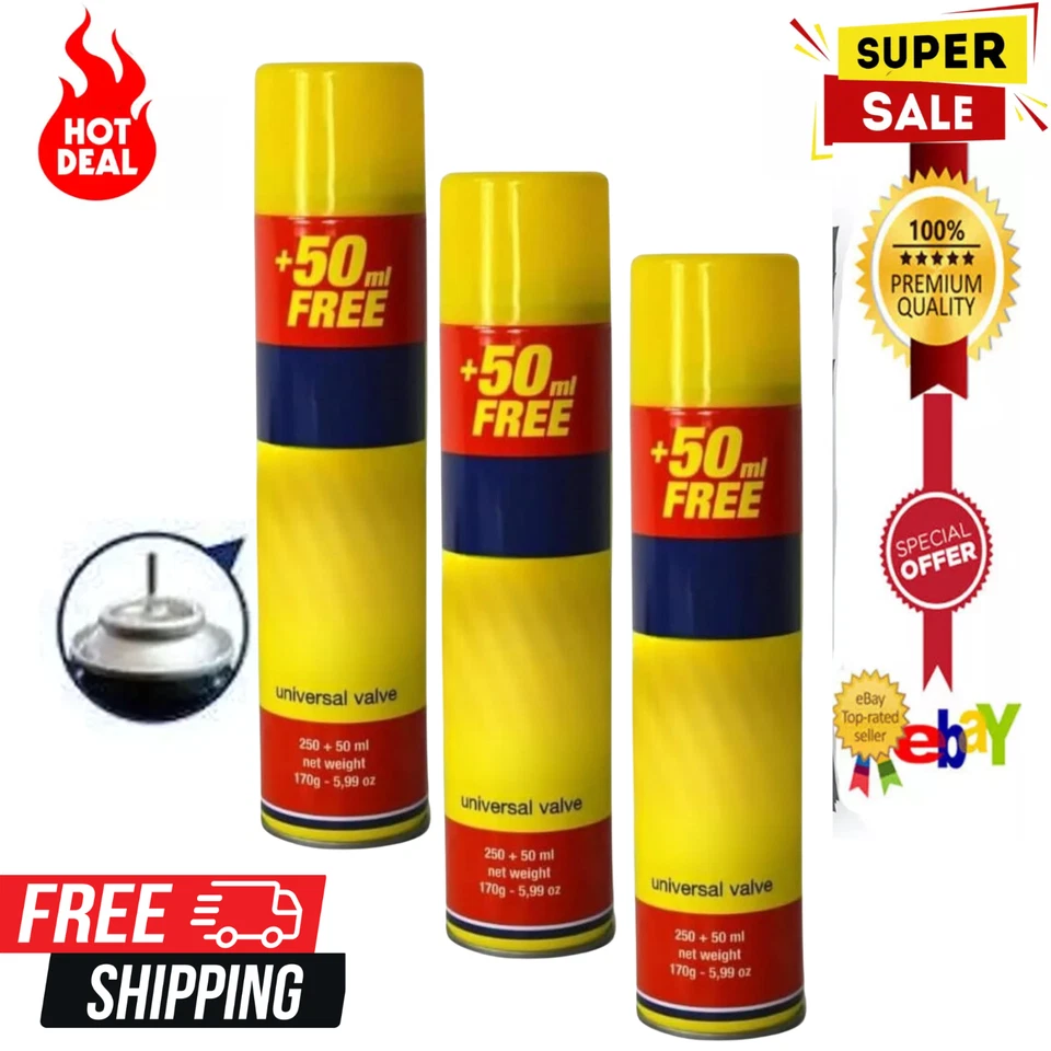 Clipper Universal High Quality Butane Gas Lighter Refill Fluid Fuel 300ML - Image 1 of 1