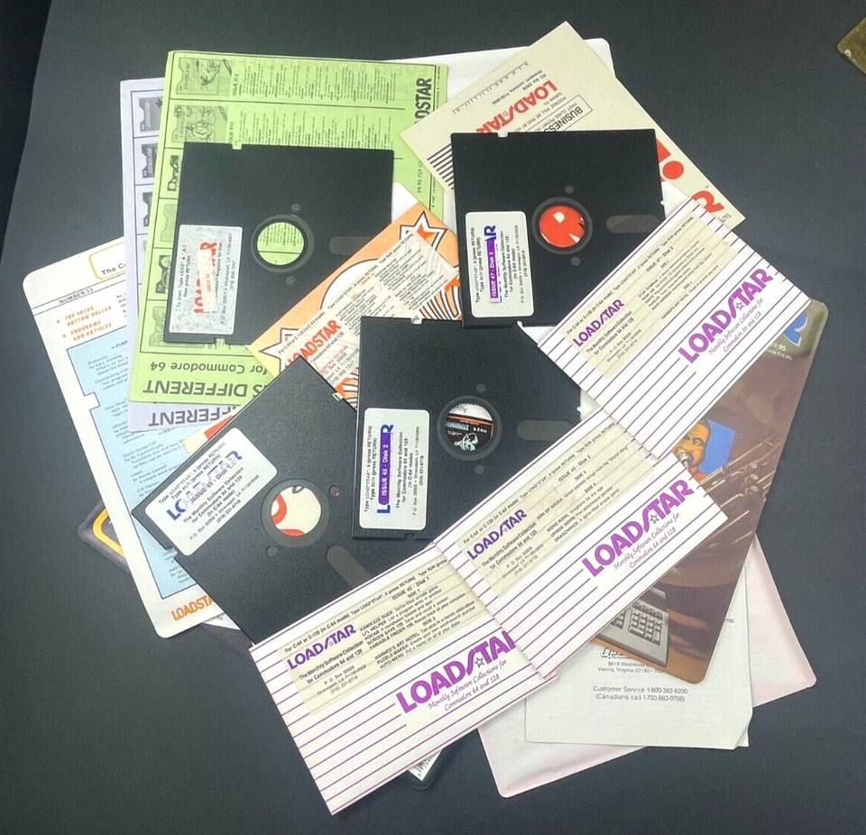 VTG Collection,Commodore 64 iss. #33-45 Disc 1, 2 and #47 Monthly Software jl - Image 3 of 4