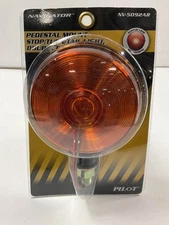 Pilot NV-5092AR Dual Face Red Round Surface Pedestal Mount Combination Light
