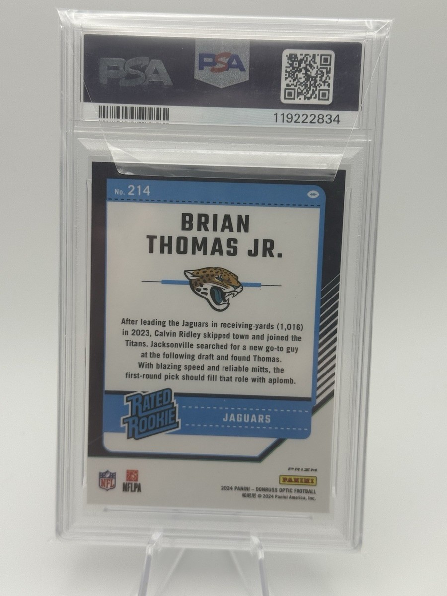 2024 Panini Donruss Optic - Rated Rookie Brian Thomas Jr