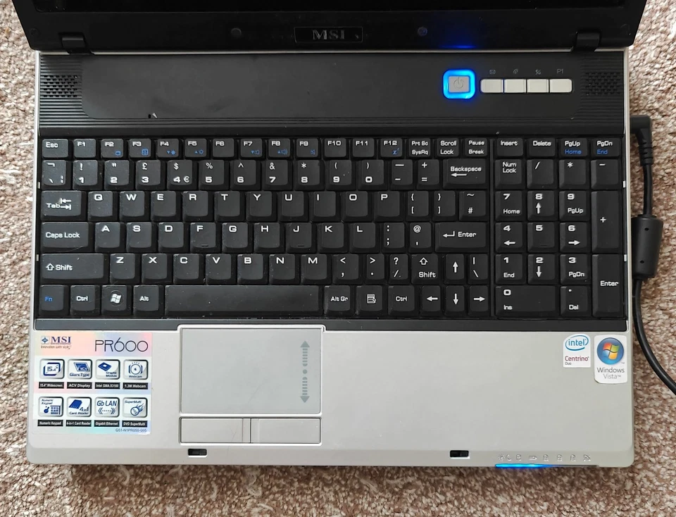 MSI PR600 Laptop SSD Windows 11 Webcam DVD 4GB RAM BT Office Cheap - Image 3 of 4
