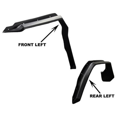Direction 2 ATV Overfenders Polyethylene Fender Extensions OFSCA4000