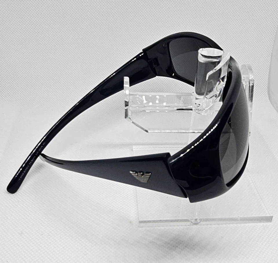 Gafas de sol envolventes negras Emporio Armani EA 9031/S D28 62-15 125 hechas en Italia Foto 2 de 4