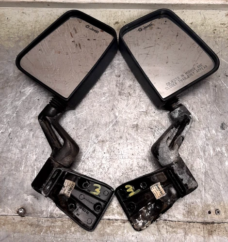 76-06 Jeep Wrangler CJ YJ TJ Driver Passenger Exterior Door Mirror Set FREESHIP3