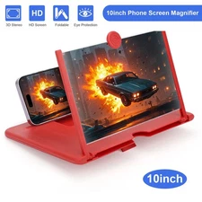 10in Screen Mobile Phone Amplifier 3D HD Phone Mount Magnifier Stand Holder