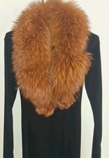 collo di pelliccia vera Di Volpe Vintage Usato