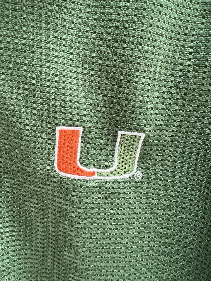 CAMISA POLO NIKE DRIFIT VERDE NARANJA MIAMI HURRICANE Mujer’s 4-6/PEQUEÑA Foto 4 de 4