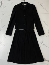 Excellent Condition VALENTINO Black Skirt Suit