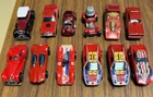 Red Lot of 12 Vintage Hot Wheels Cars 1970s Red Baron Swingin Wing Corvette