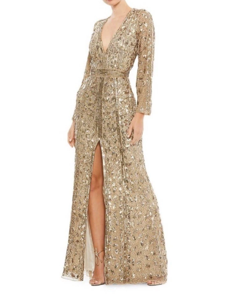 tux to match gold prom dress White Shawl Lapel 3-Piece Prom Suit with Golden Beading main image 0
