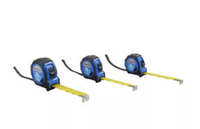 JobSmart 3 pc. Tape Measure Set 12 ft 16 ft 25 ft