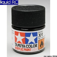 Tamiya USA TAM81501 Acrylic Mini X1 Black