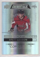 2021 Upper Deck Credentials Debut Ticket Access /999 Tier 1 Brett Leason #66 mp7