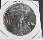 1988 ASE – 1 oz Fine Silver – Attractive Circulated/BU Example