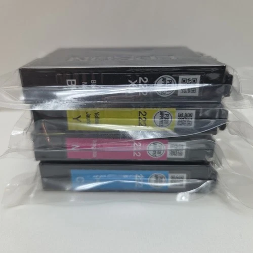NEW GENUINE - EPSON 222XL COMBO INK CARTRIDGES - T222XL-BCS Sealed Bags 2027