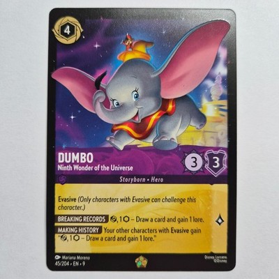 Lorcana | Fabled | Dumbo - Ninth Wonder of the Universe | Legendary Normal