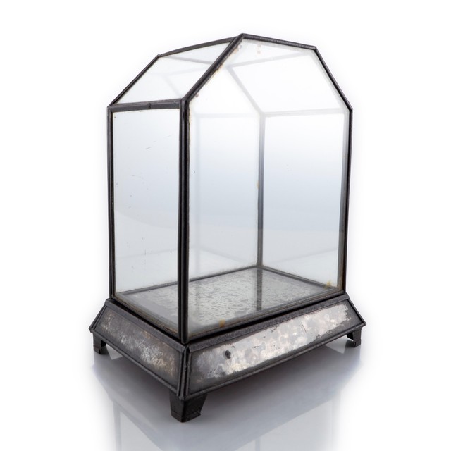 Old Glass Display Case with Mirror (Antique,Vintage)