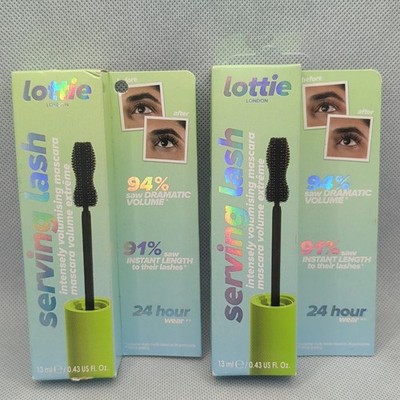 (2) Lottie Serving Lash Intensely Volumizing Mascara Black