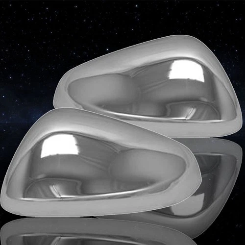 Auto Reflections Chrome Top Mirror Covers for 21-25 Chevy Trailblazer LT/LS/L/RS