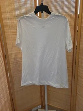 Deal Worthy T Shirt Mens Size Large White Short Sleeve Crew Neck 
